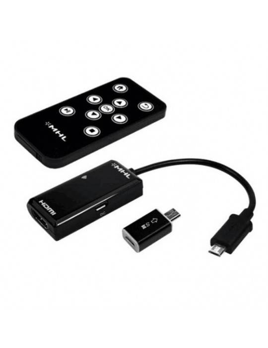 ADAPTADOR MICRO USB A HDMI (MHL) C/R PARA SAMSUNG GALAXY S3/S4/S5