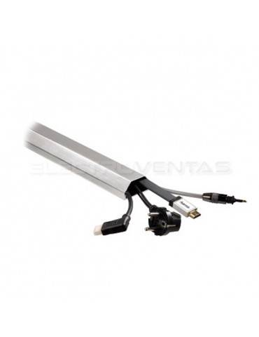 Canaleta de Aluminio para Cable 1,1 mts Ancho 3cm Blanca