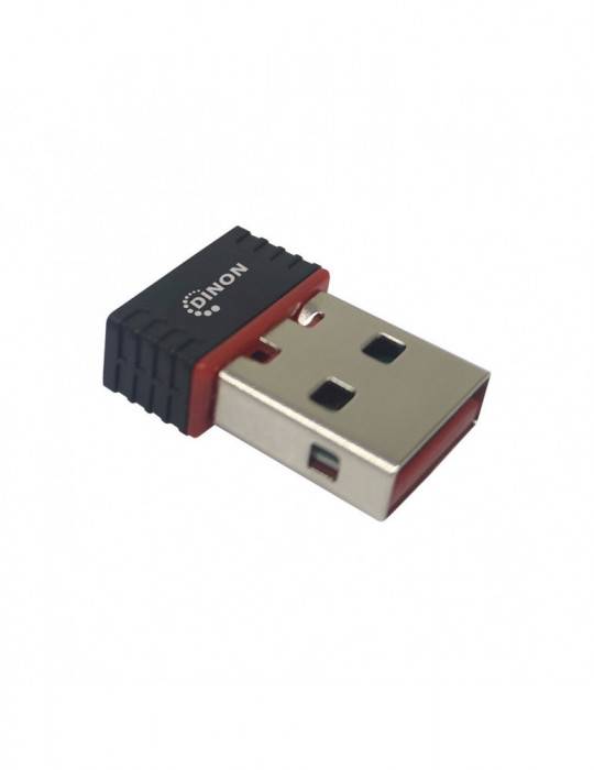MINI ADAPTADOR USB INALAMBRICO PARA WIFI 2.4GHZ DINON