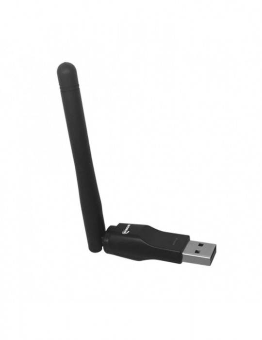 ADAPTADOR USB INALAMBRICO PARA WIFI CON ANTENA 2.4GHZ DINON