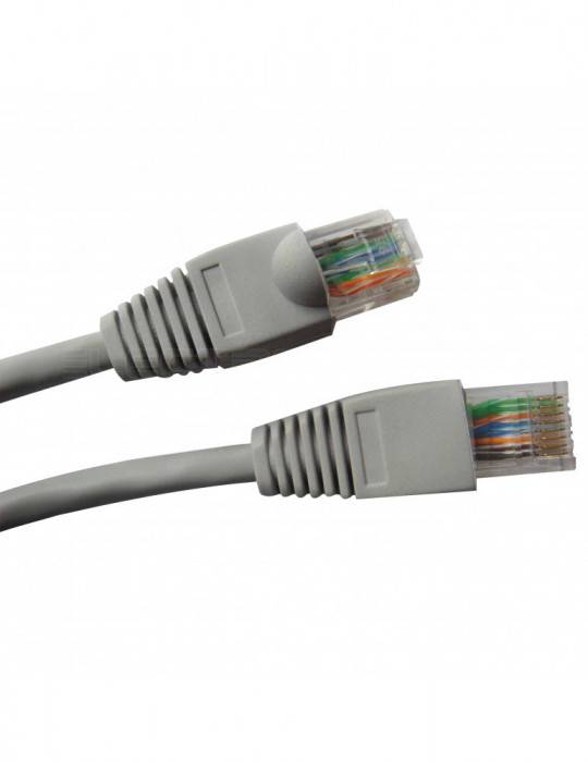 CABLE PATCH UTP 5 MTS CAT5E MARFIL CCA 26AWG