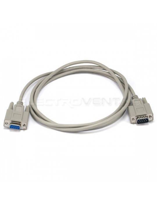CABLE SERIAL (DB9) 1,8 M. M/H, 30AWG