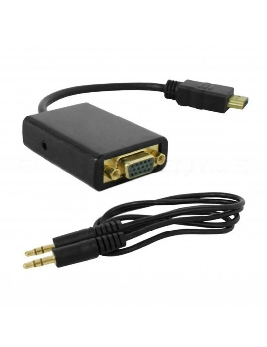 CONVERSOR HDMI A VGA + AUDIO HDTV 1080P, PS3/XBOX360