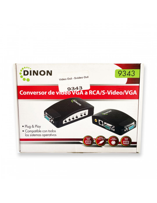 CONVERSOR DE VIDEO VGA A RCA, S-VIDEO Y VGA