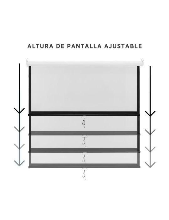 TELON MURAL 2,40 X 2,40 METROS (135" DIAGONAL) 1:1