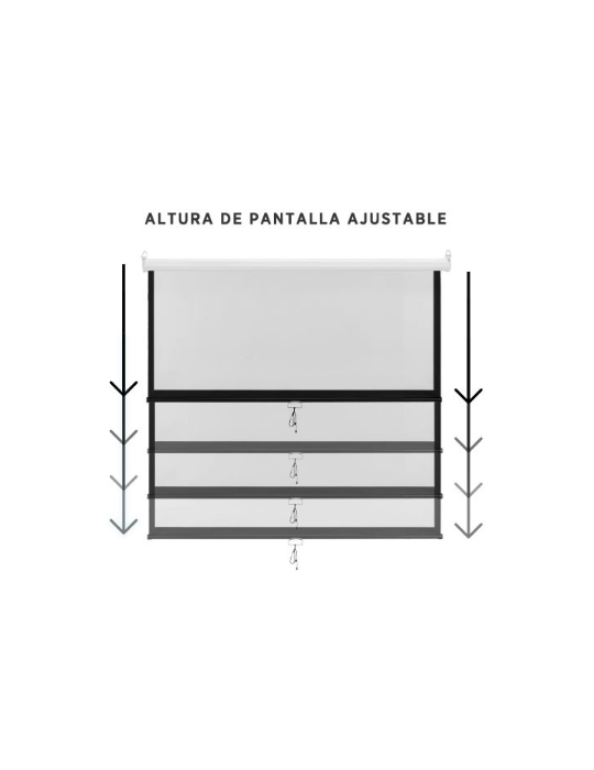 Telon Mural 2,00 x 2,00 Metros con SLR* (112" Diagonal) 1:1