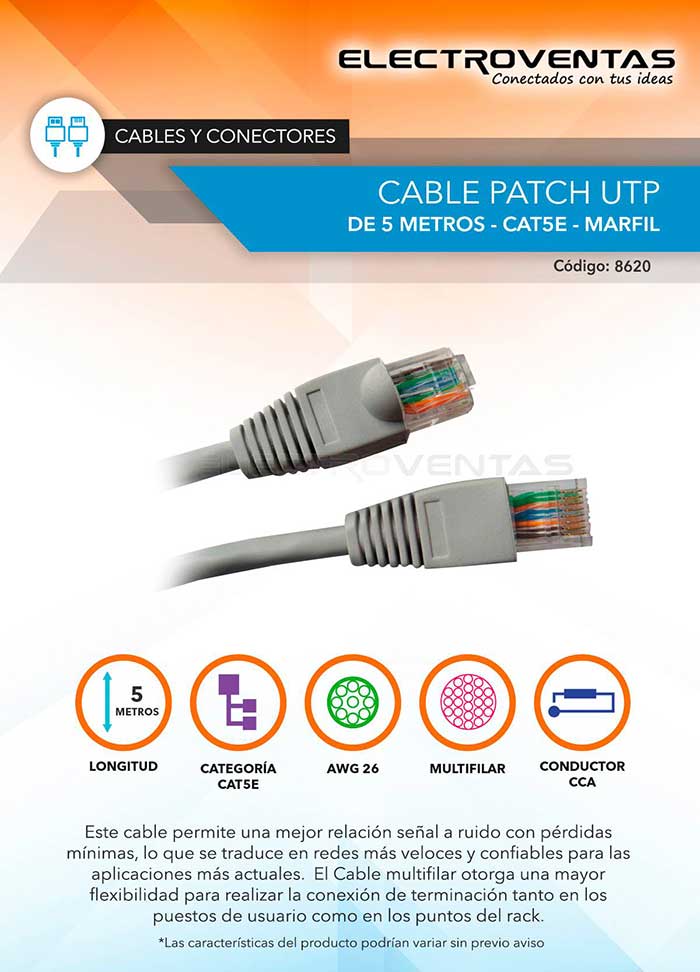 CABLE PATCH UTP