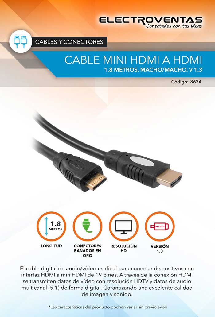cable mini hdmi